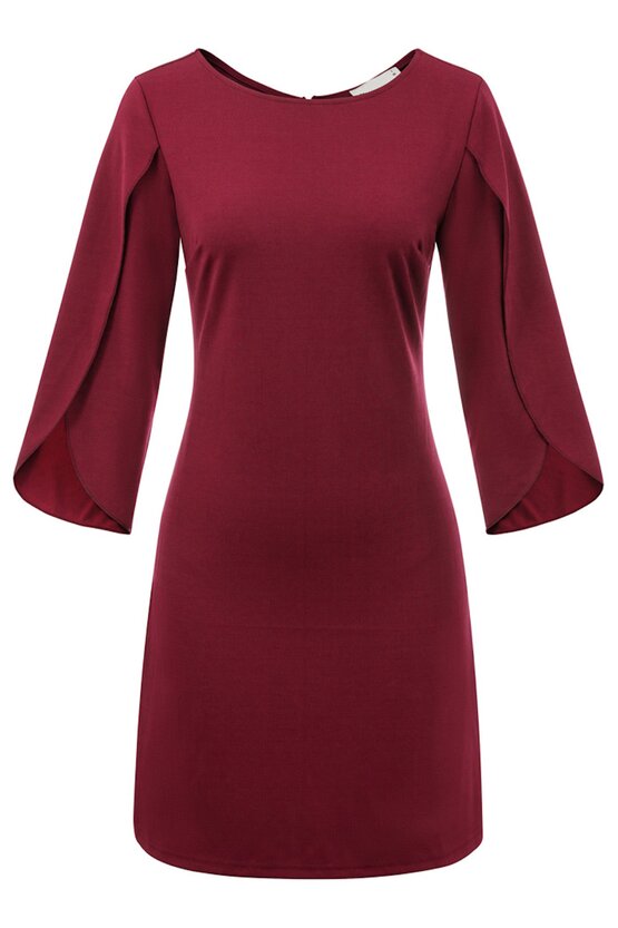 Rochie Roberta grena 6836