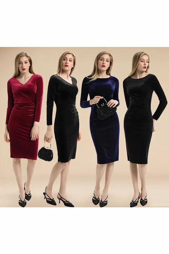 Rochie Sabrina bordeaux 6944