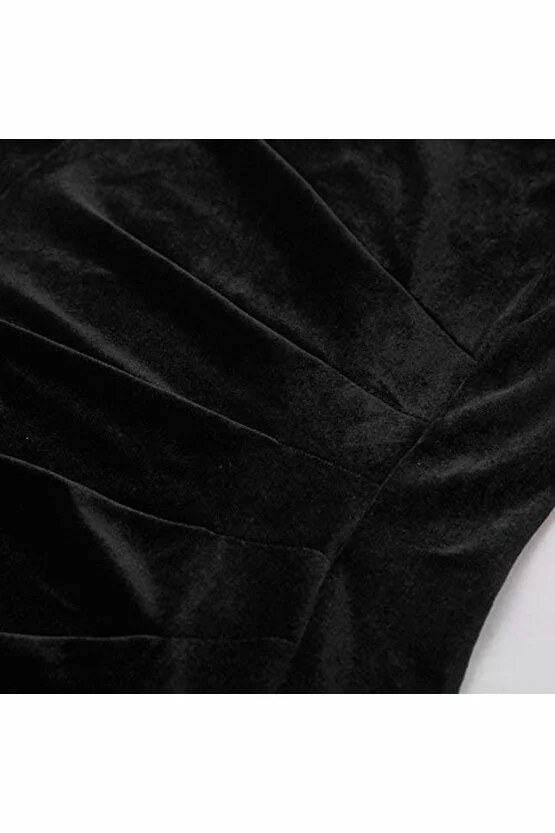 Rochie Sabrina neagra 6899