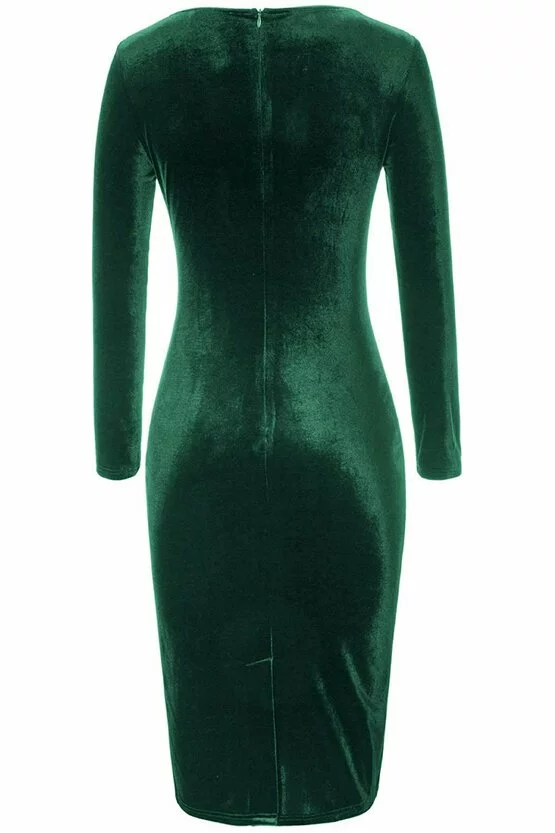 Rochie Sabrina verde 6920