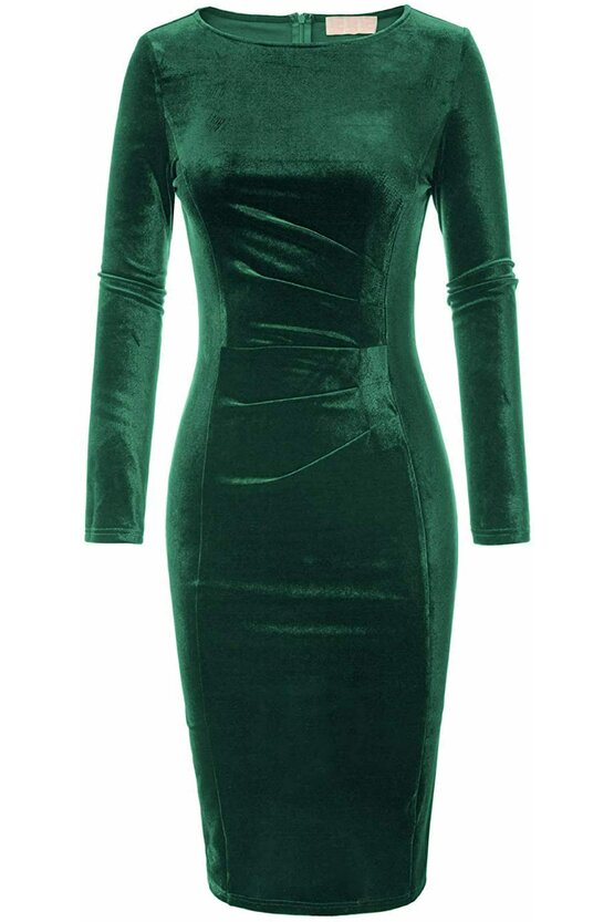 Rochie Sabrina verde 6926