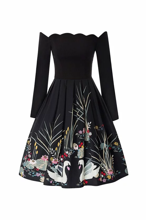 Rochie Xenia neagra 6977