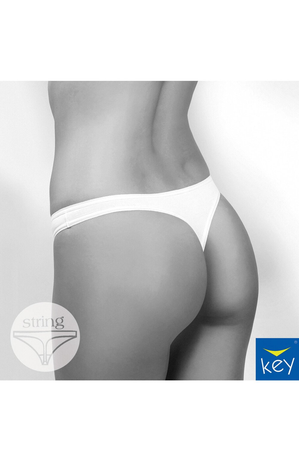 Chilot tanga dama, bumbac - Key Underwear LPW 010