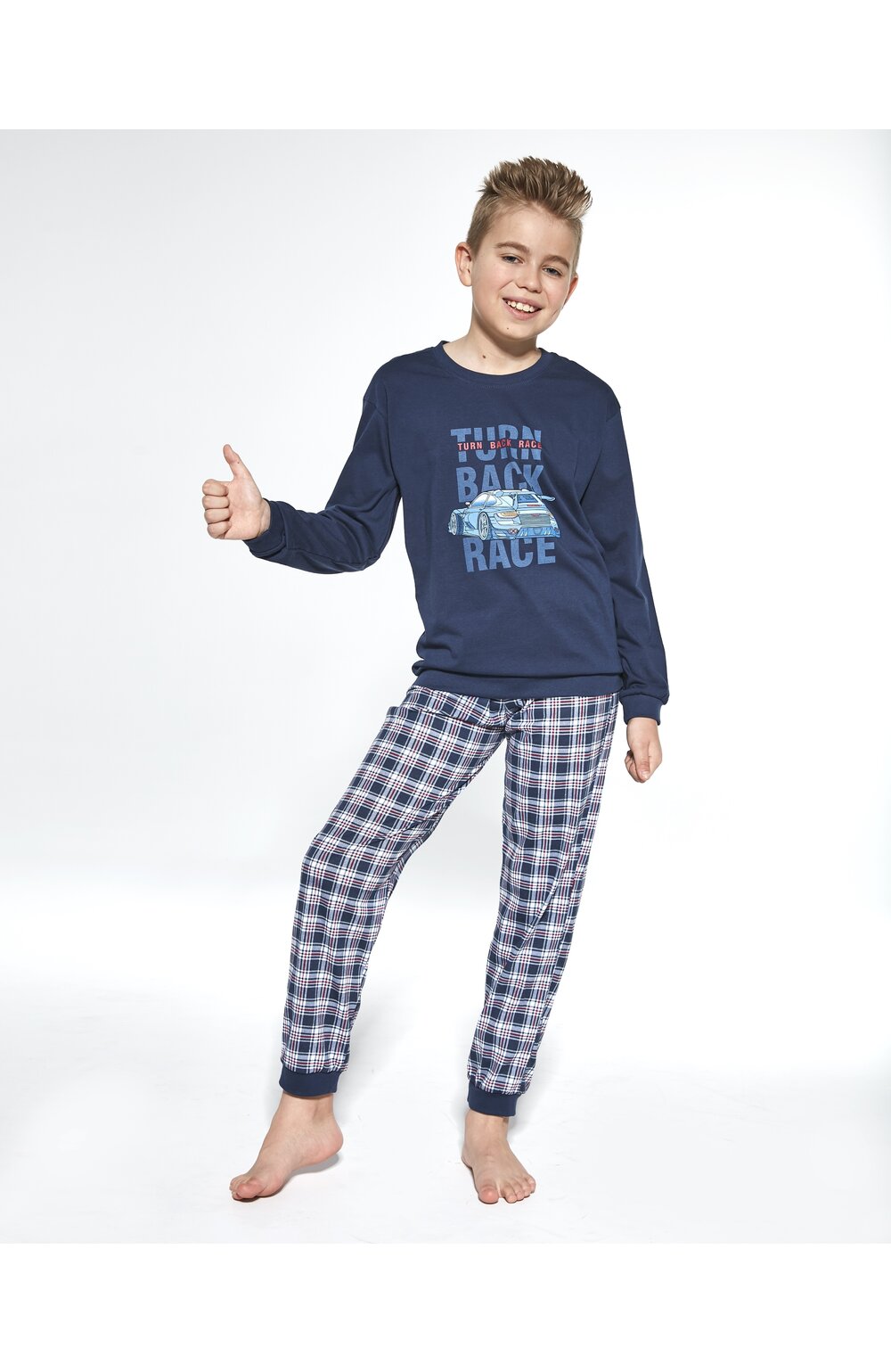 Pijama baieti 9-14 ani, 100% bumbac, cornette b966-110