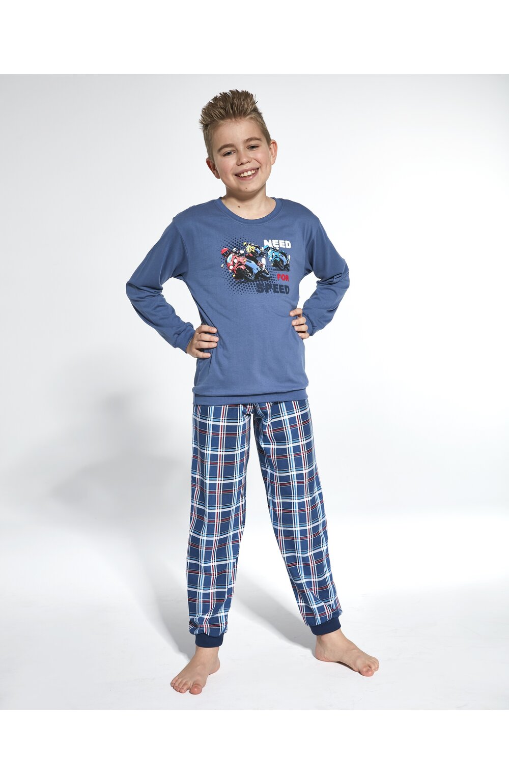Pijama baieti 9-14 ani, colectia tata-fiu, cornette b966-112