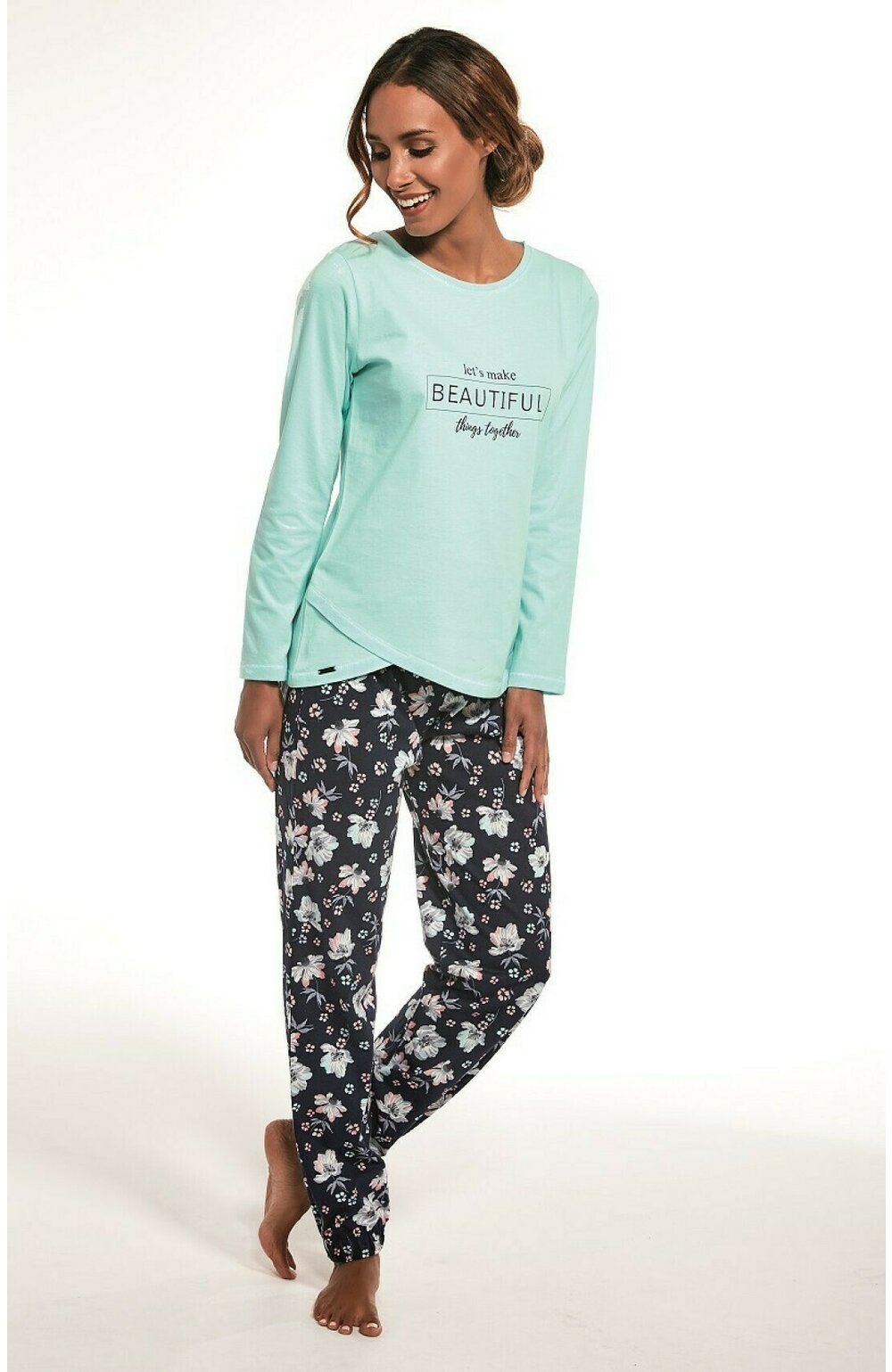 Pijama dama, 100% bumbac, cornette w161-227
