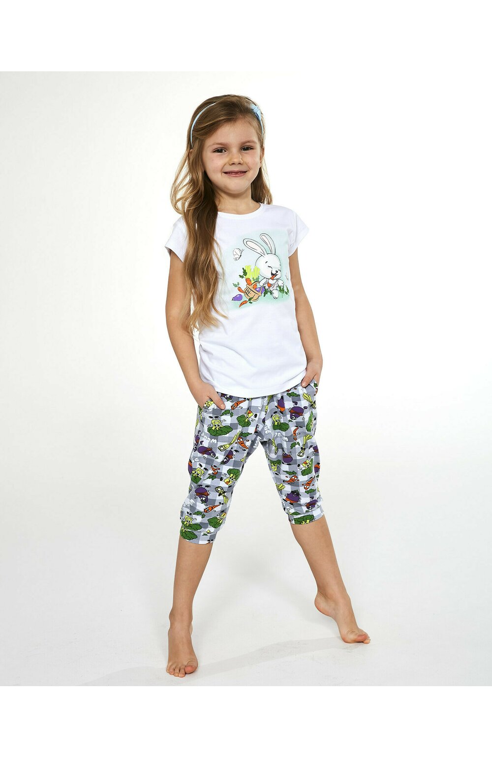 Pijama fete 1-8 ani, 100% bumbac, cornette g487-084