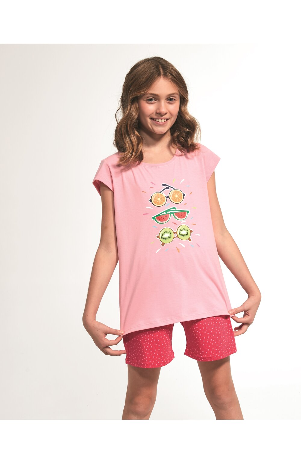Pijama fete 9-14 ani, 100% bumbac, cornette g788-074