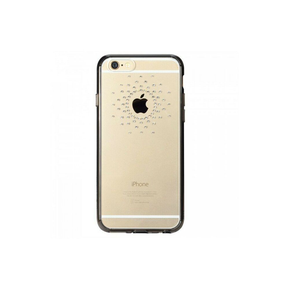 Husa iPhone 6 Plus / 6s Plus Ringke NOBLE SWAROVSKI SUN FUSION SMOKE BLACK cu cristale premium SWAROVSKI