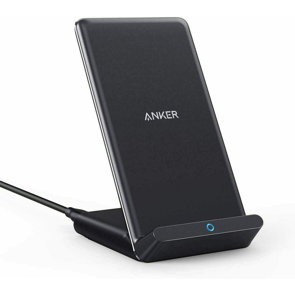 Incarcator universal wireless QI Anker PowerWave Stand 10W Negru