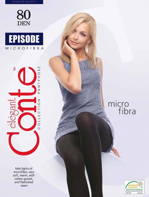 Ciorapi microfibra mati fara intarituri Conte Elegant Episode 80 den