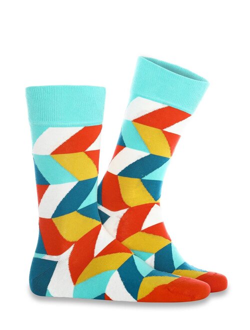 Sosete cu forme geometrice colorate Socks Concept SC-1846