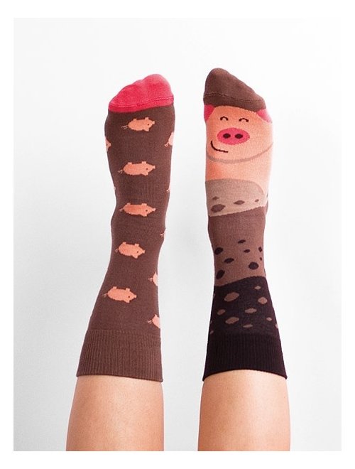 Sosete model unisex nanushki piggy