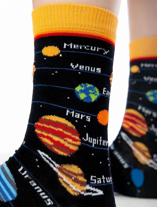 Sosete negre cu planete Socks Concept SC-1552