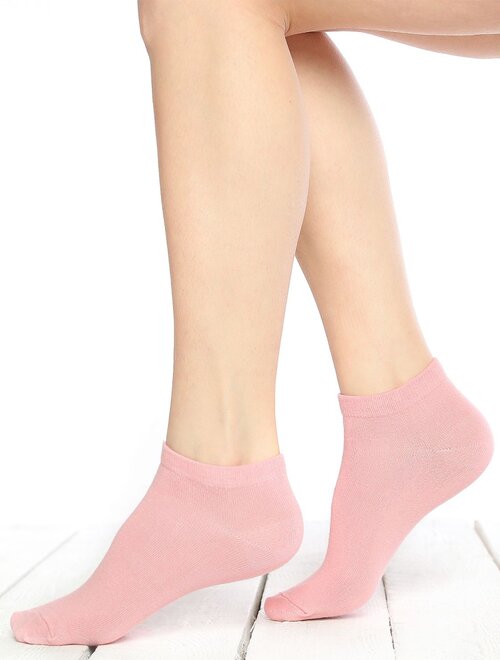 Sosete scurte simple roz Socks Concept SC-1740-1