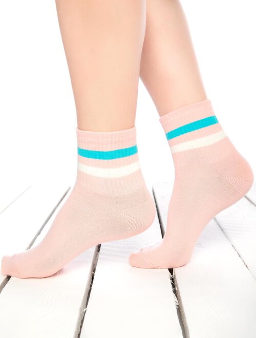 Sosete somon cu dungi colorate Socks Concept SC-1541